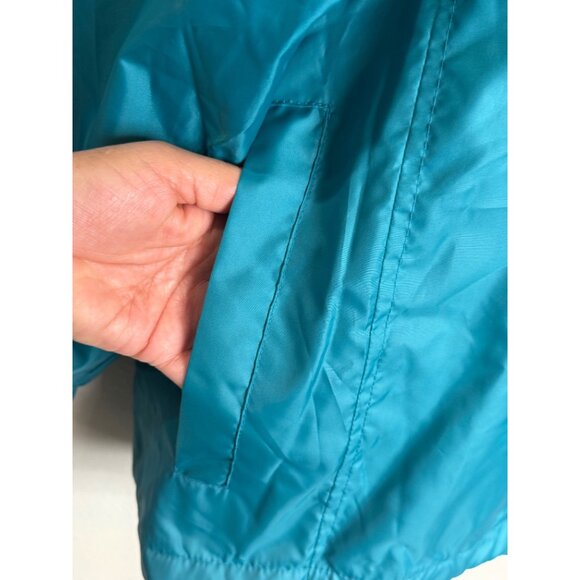 TOTES Rain Resistant Jacket Fleece Lined Zip-Off Hoodie Teal Blue Coat Size 2XL - Picture 4 of 6